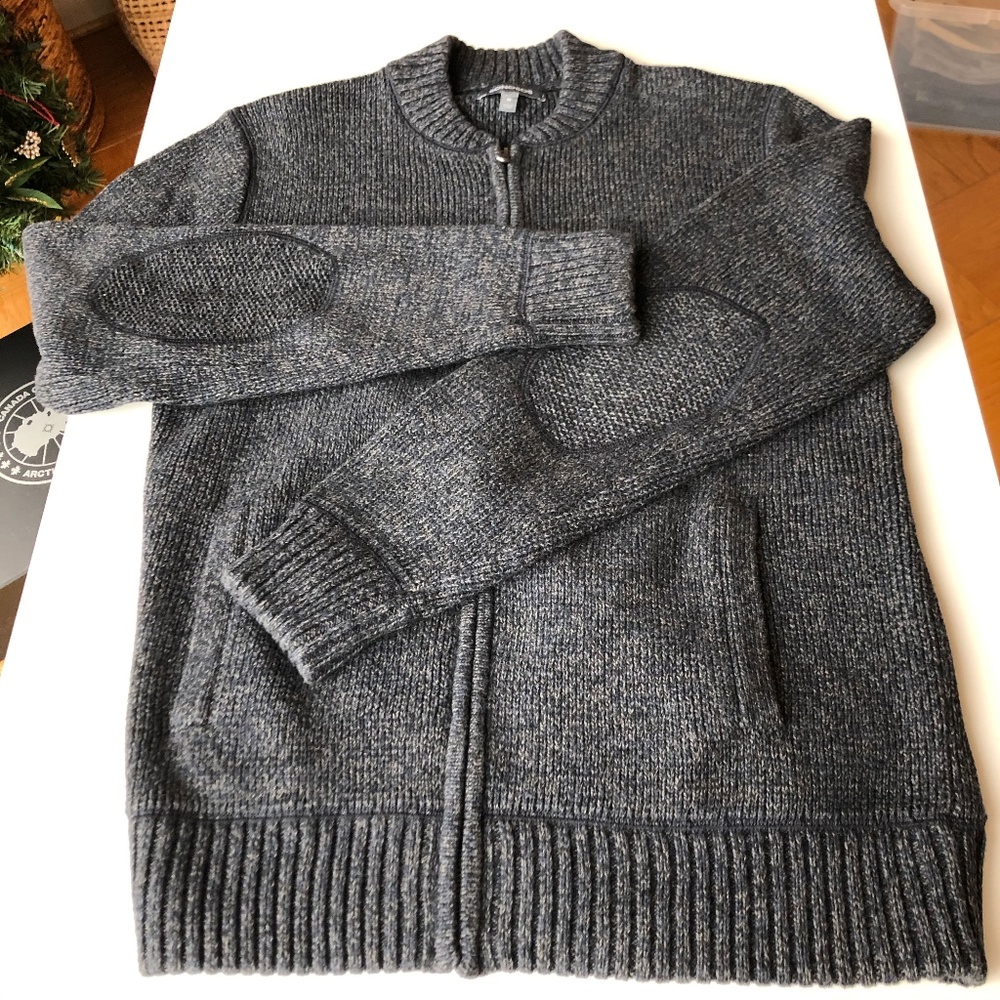 Never Worn Bonobos Knit Bomber Zip-up Sweater